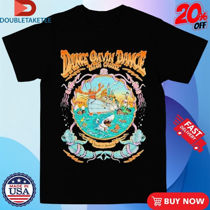 Official Dance Gavin Dance Cruise 2026 Shark Shirts