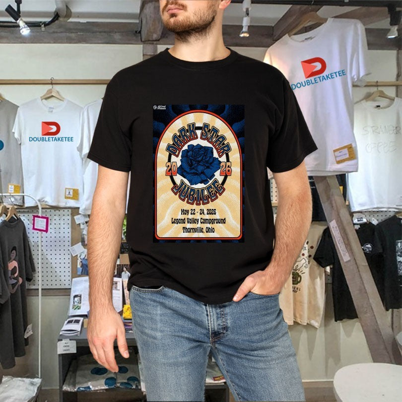 Official Dark Star Jubilee Music Festival Legend Valley Campground Thornville Ohio 2026 Shirts