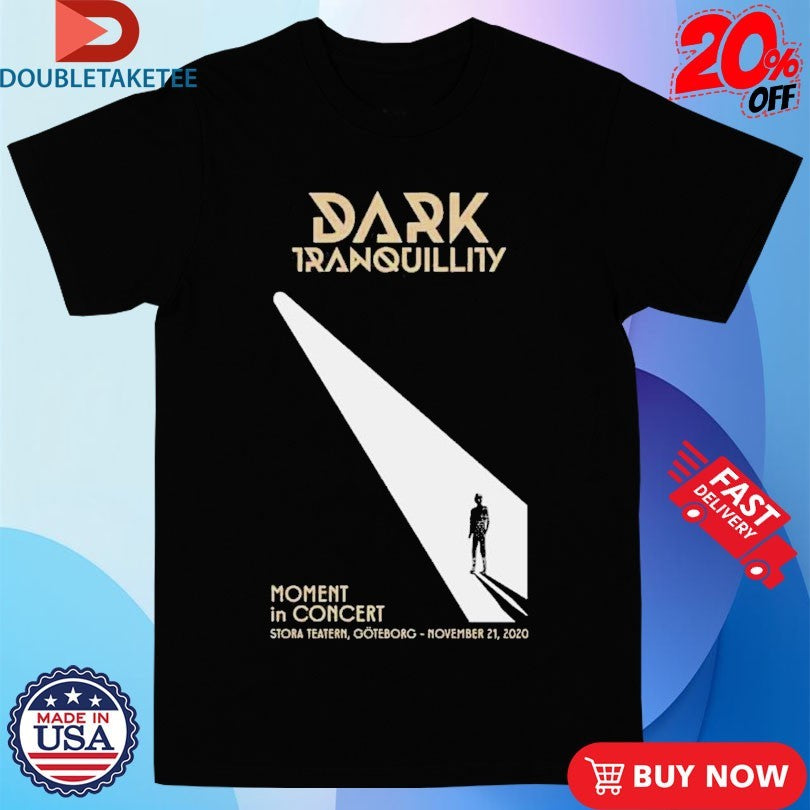 Official Dark Tranquillity Gold Moment In Concert 2020 Shirts