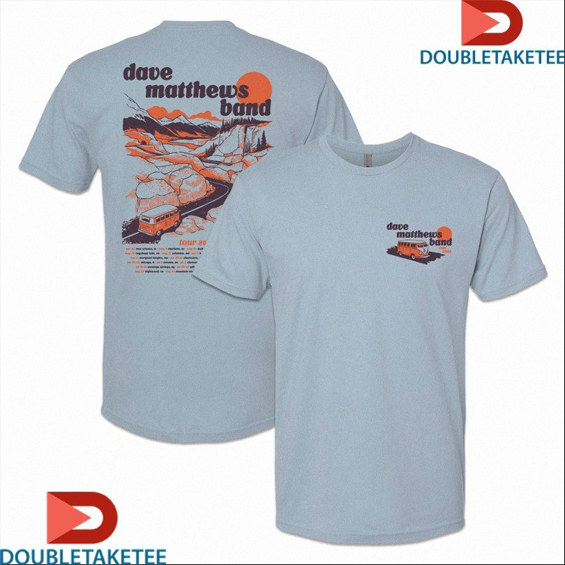 Official Dave Matthews Band 2025 Summer Tour Bus Shirts