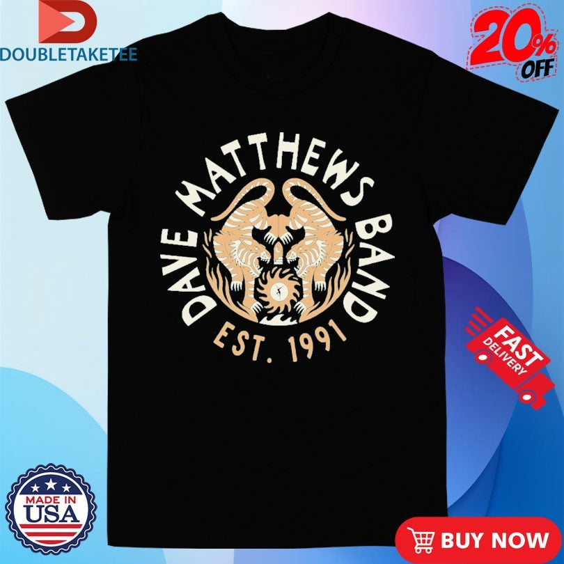 Official Dave Matthews Band Est 1991 Tigers Shirts