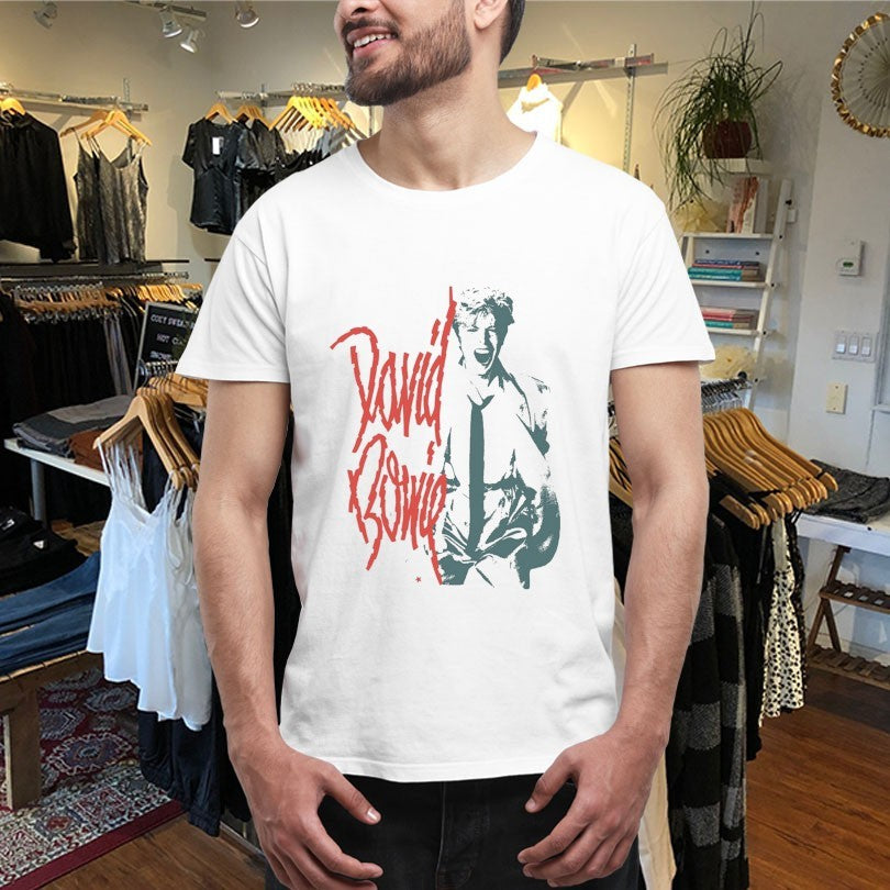 Official David Bowie Mono Shout Shirts
