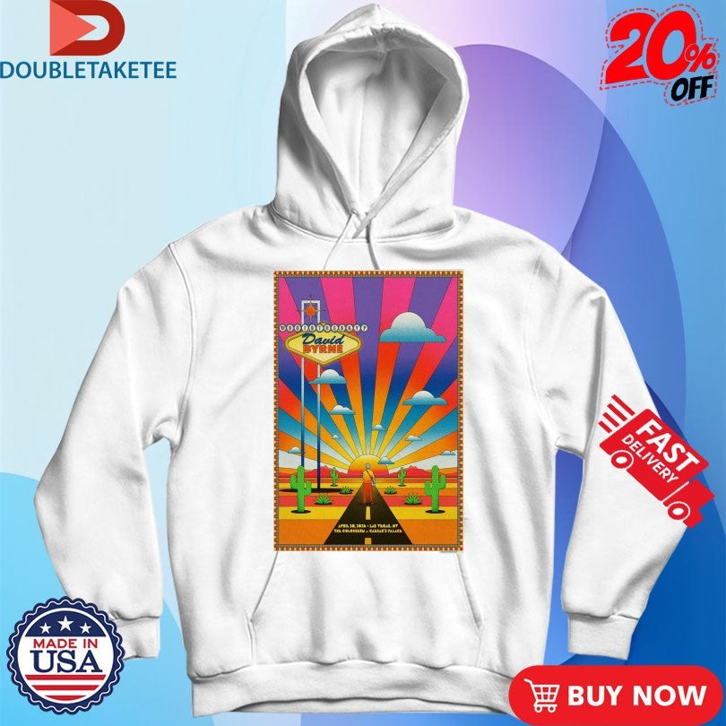 David Byrne Apr 20 2026 Las Vegas T-shirts