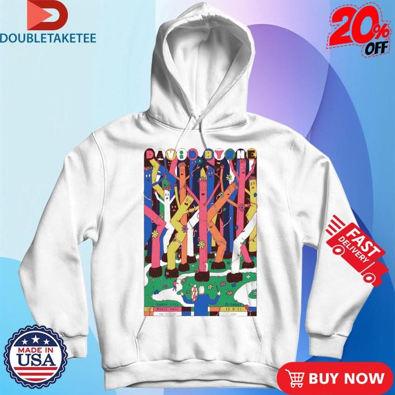 Official David Byrne At Radio City Music Hall On Oct 10-11 2025 Shirts