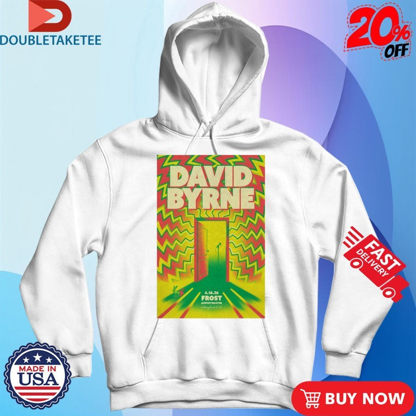 David Byrne Frost Apr 16 2026 Stanford T-shirts