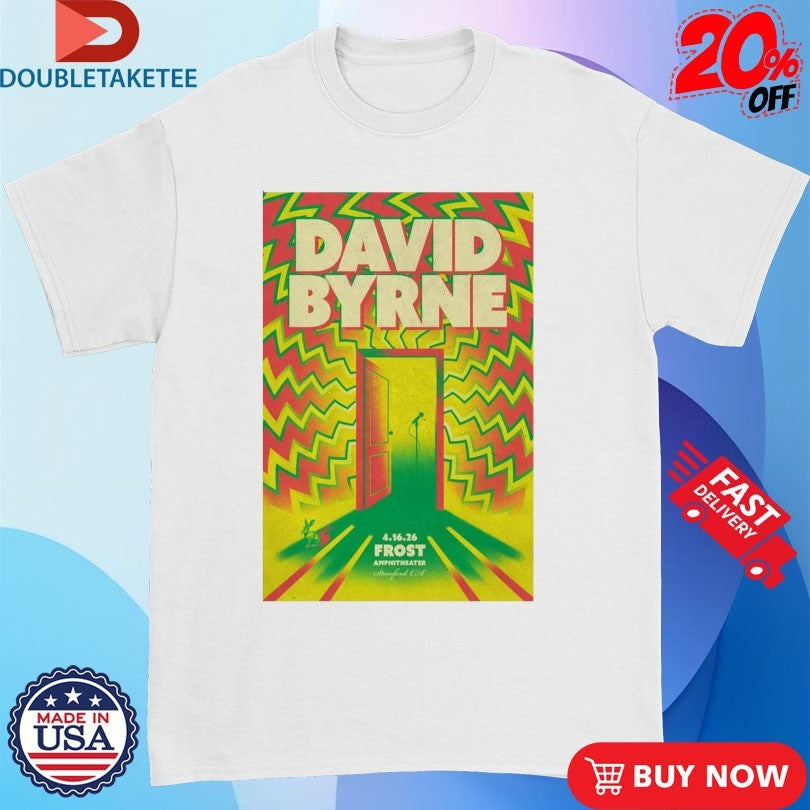 David Byrne Frost Apr 16 2026 Stanford T-shirts