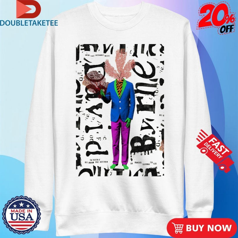 Official David Byrne Nov 16-18 2025 San Francisco CA Shirts