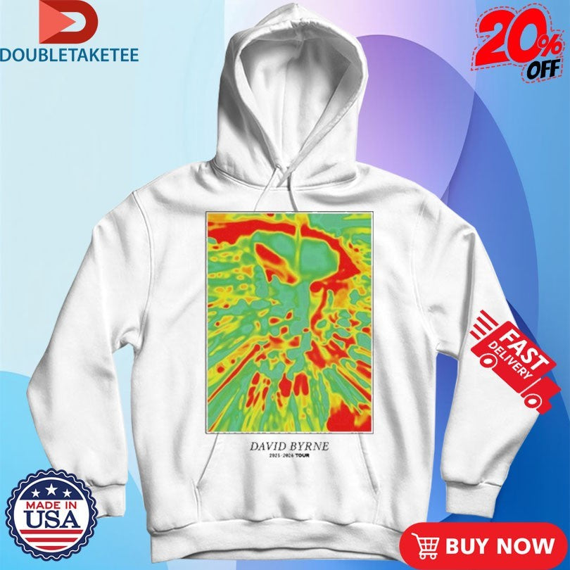 Official David Byrne Who Is The Sky 2025 2026 Tour Shirts