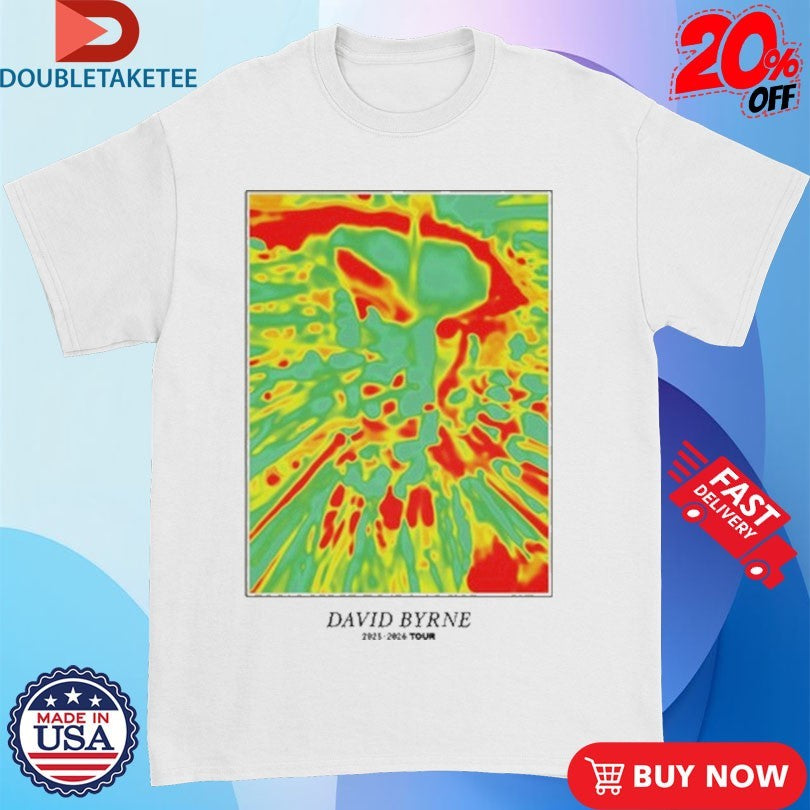 Official David Byrne Who Is The Sky 2025 2026 Tour Shirts