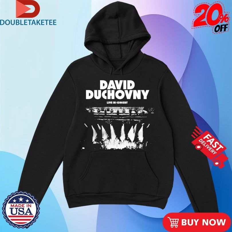 Official David Duchovny Live In Concert Photo Shirts