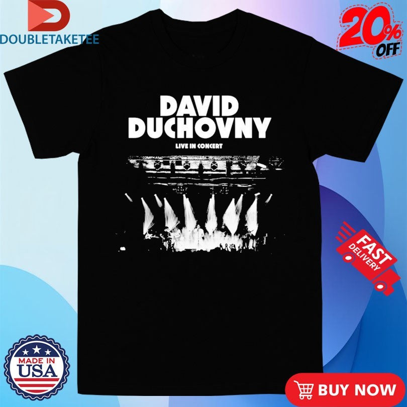 Official David Duchovny Live In Concert Photo Shirts