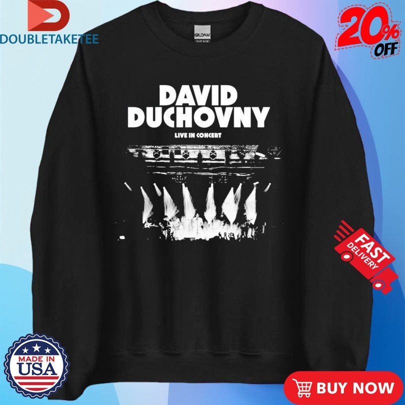 Official David Duchovny Live In Concert Photo Shirts