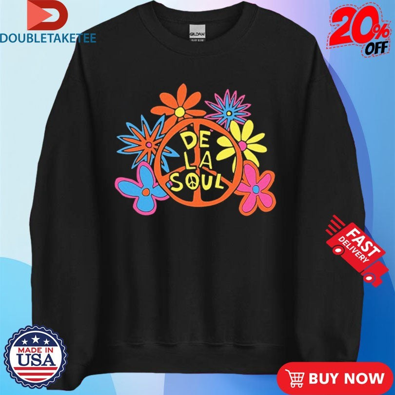 Official De La Soul Floral Peace Shirts