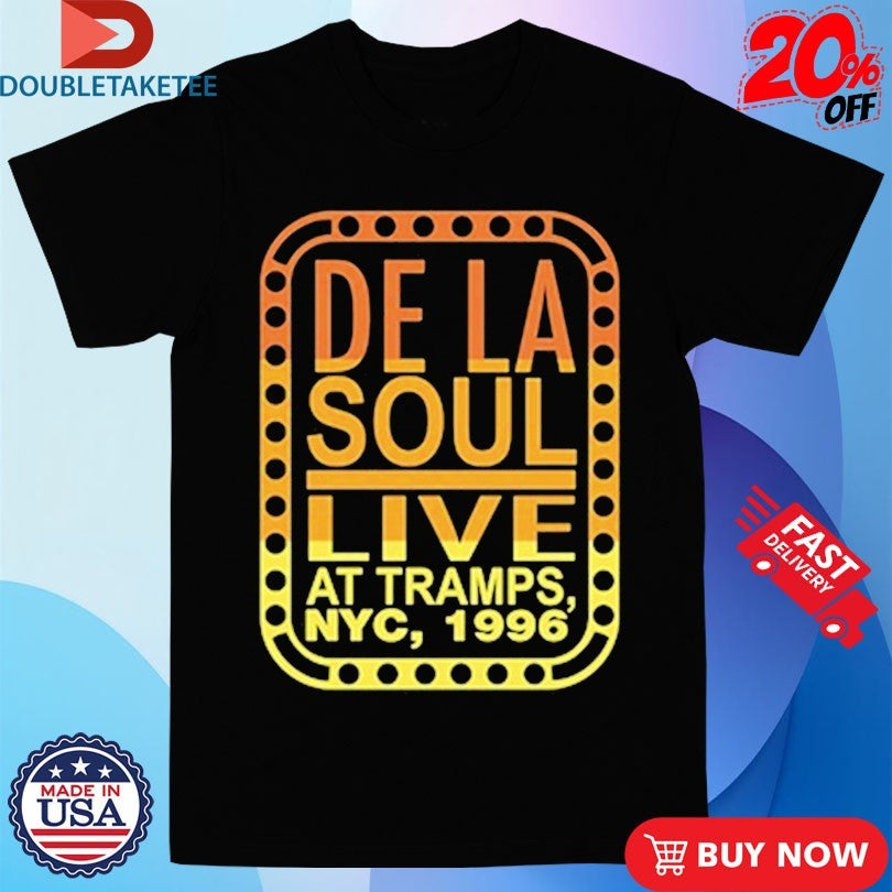 Official De La Soul Live At Tramps NYC 1996 Shirts
