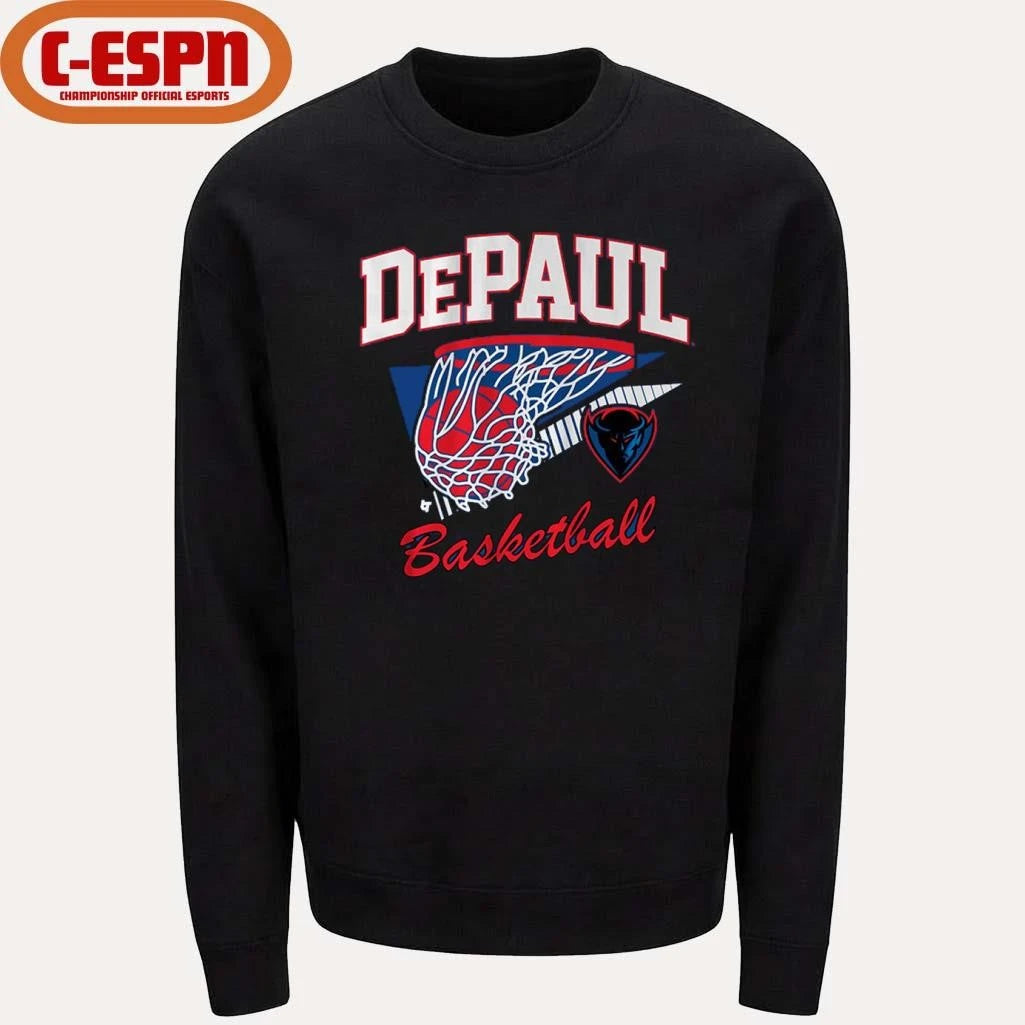 Official DePaul Blue Demons Throwback Basketball T-Shirt
