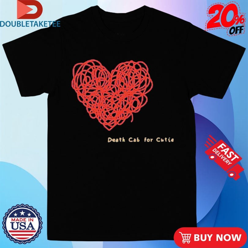 Official Death Cab For Cutie Thread Heart Shirts