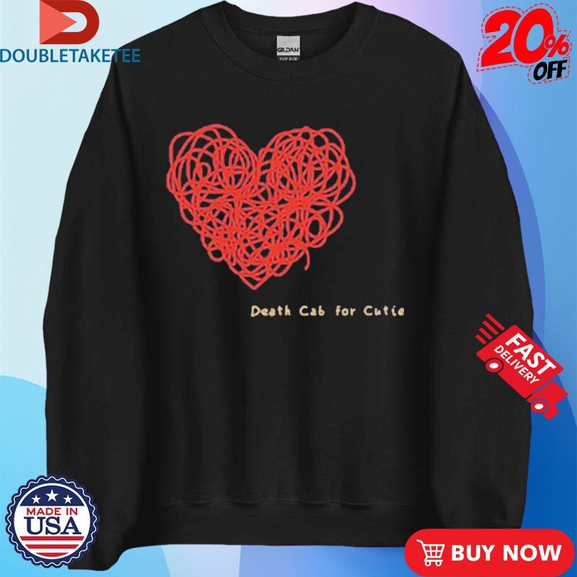 Official Death Cab For Cutie Thread Heart Shirts