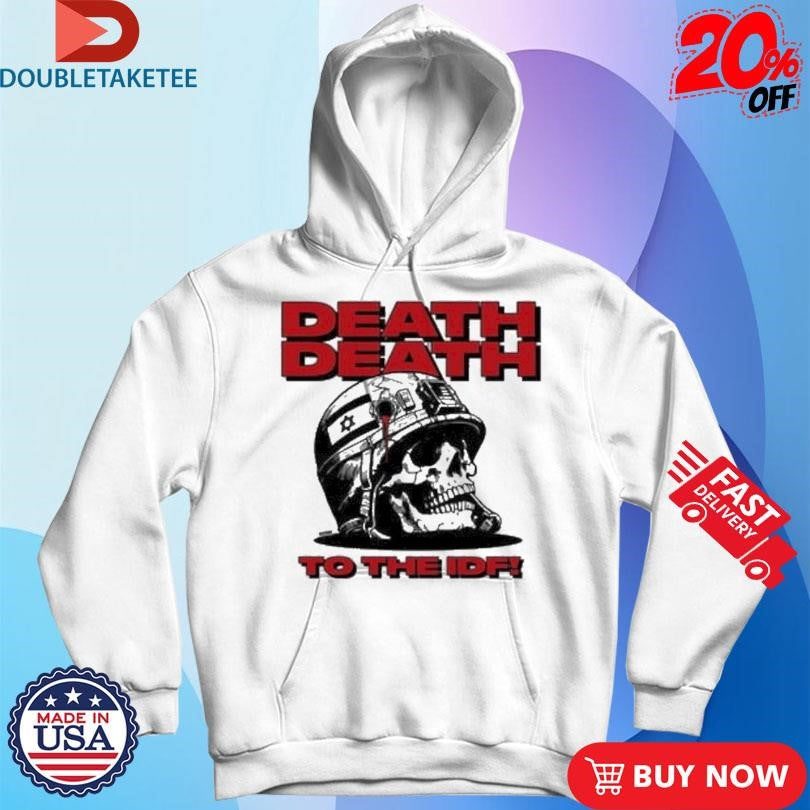 Official Death Death To The IDF Skull Israel Shirts
