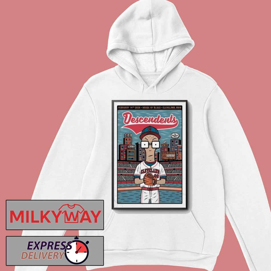 Descendents Feb 14 2026 In Cleveland OH Poster shirt