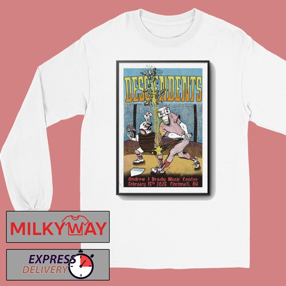 Descendents Feb 15 2026 Cincinnati OH Poster shirt