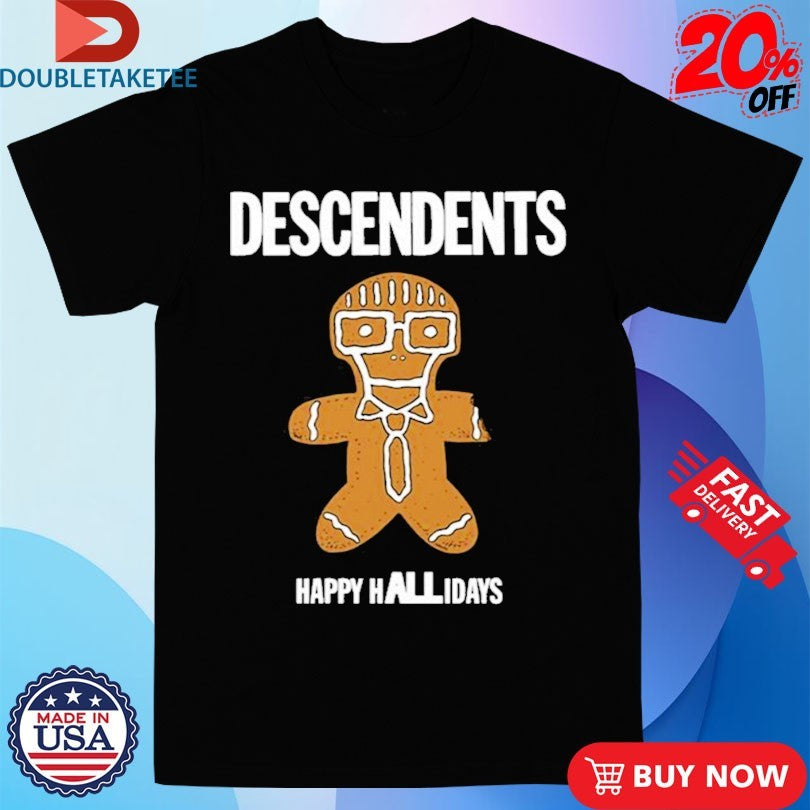 Official Descendents Happy Hallidays Merry Christmas Shirts