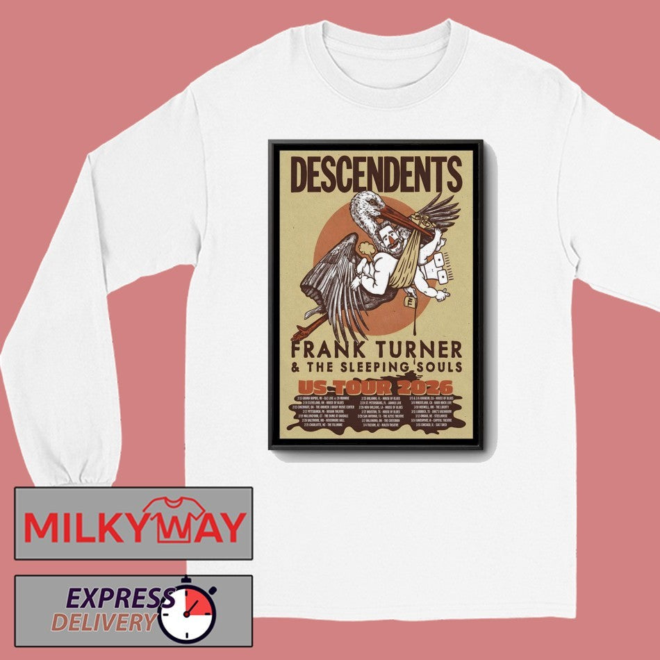 Descendents Tour 2026 US Poster shirt