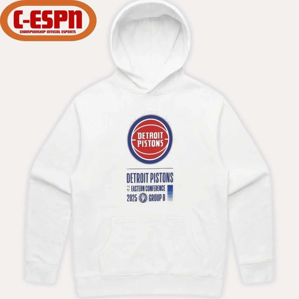 Official Detroit Pistons NBA Cup Eastern Conference Group B T-Shirt