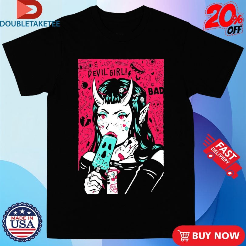 Official Devil Girl Spooky Bad 666 Shirts