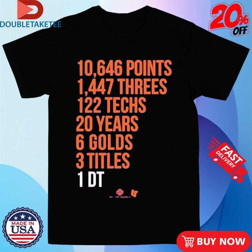 Official Diana Taurasi GOAT Stats Shirts