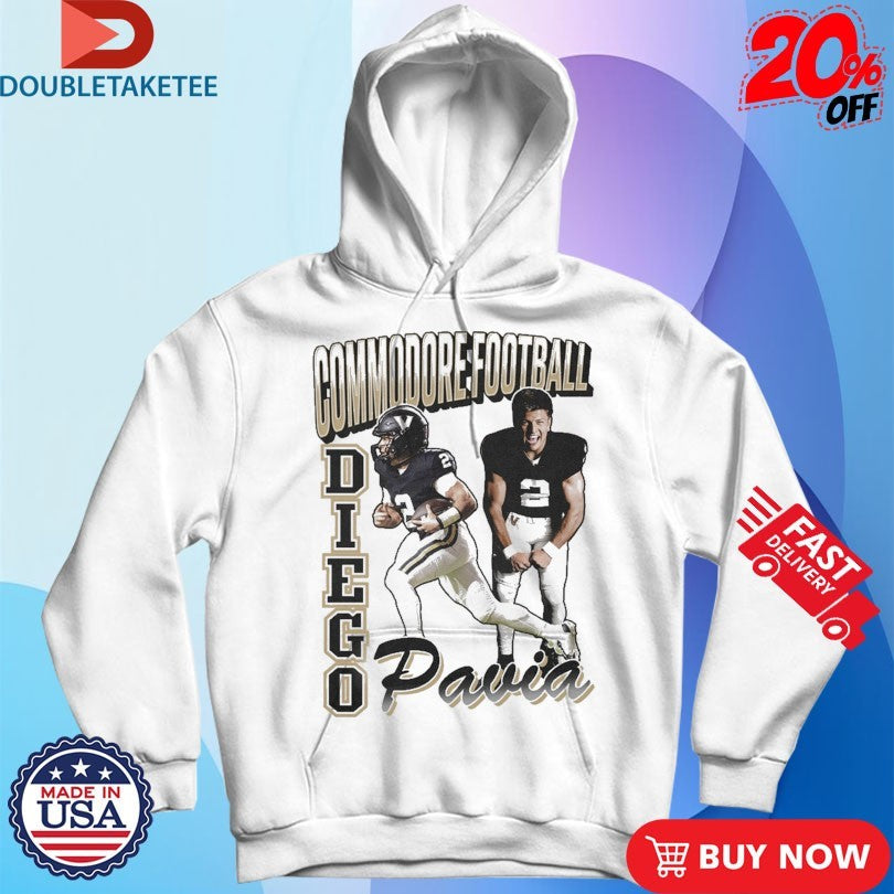 Official Diego Pavia Vanderbilt Commodores Player 90s Retro Shirts