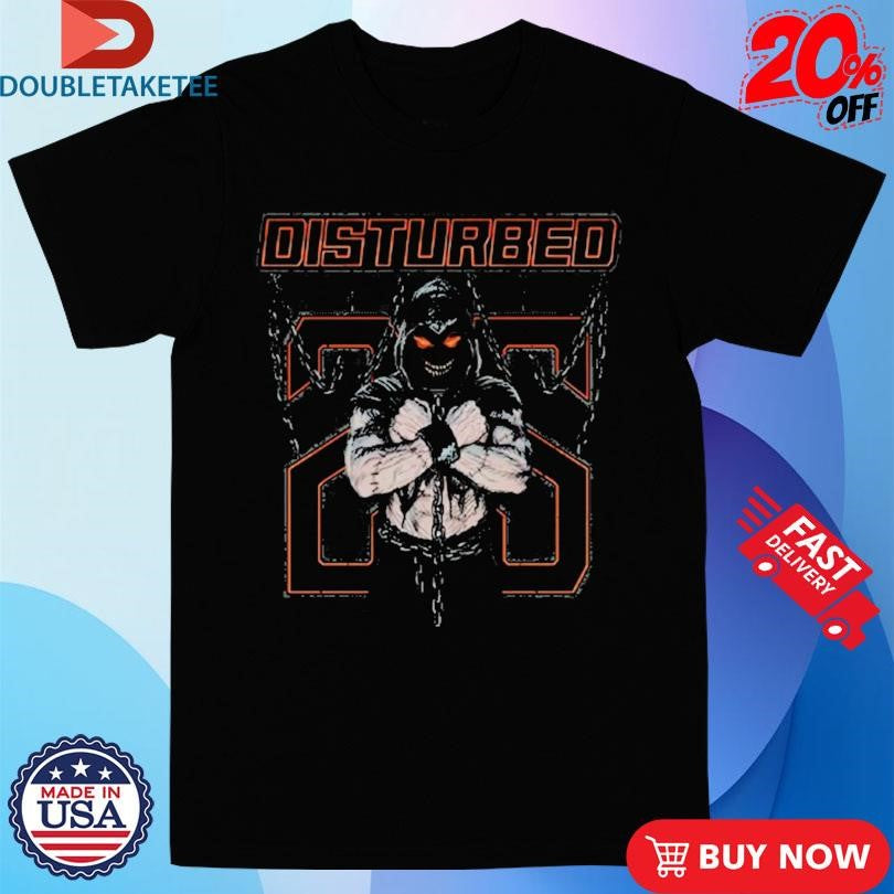 Official Disturbed The Sickness Chains 25 Years Of The Stickiness Shirts