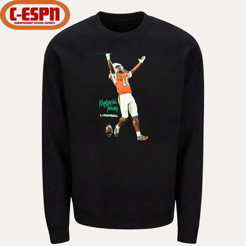 Official Dj Khaled Malachi Toney Miami Football Shirt