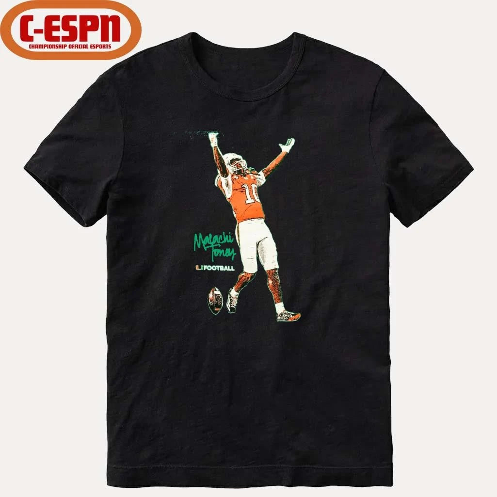Official Dj Khaled Malachi Toney Miami Football Shirt
