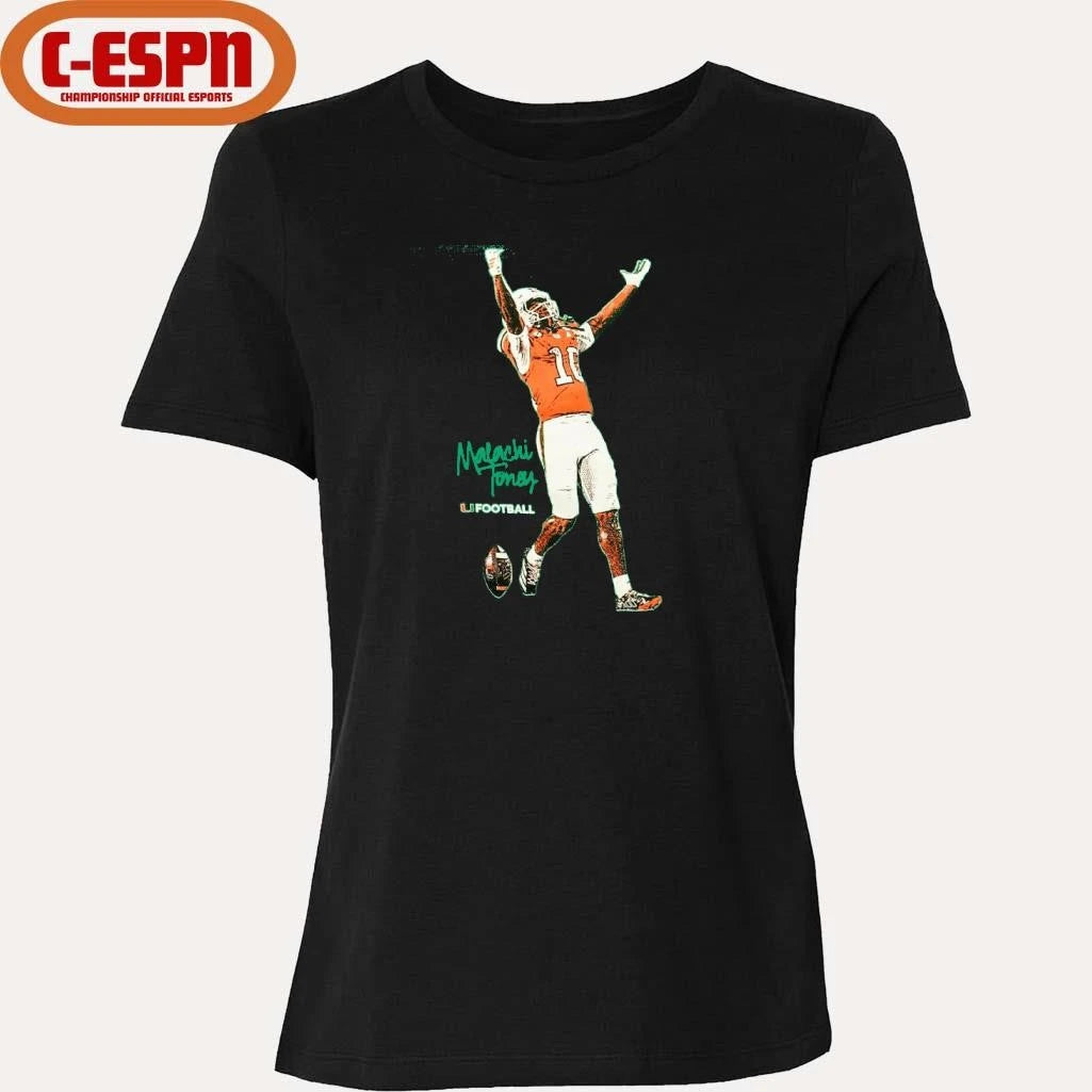 Official Dj Khaled Malachi Toney Miami Football Shirt
