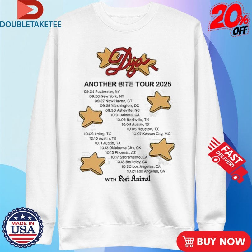 Official Djo Another Bite Tour 2025 Star Shirts