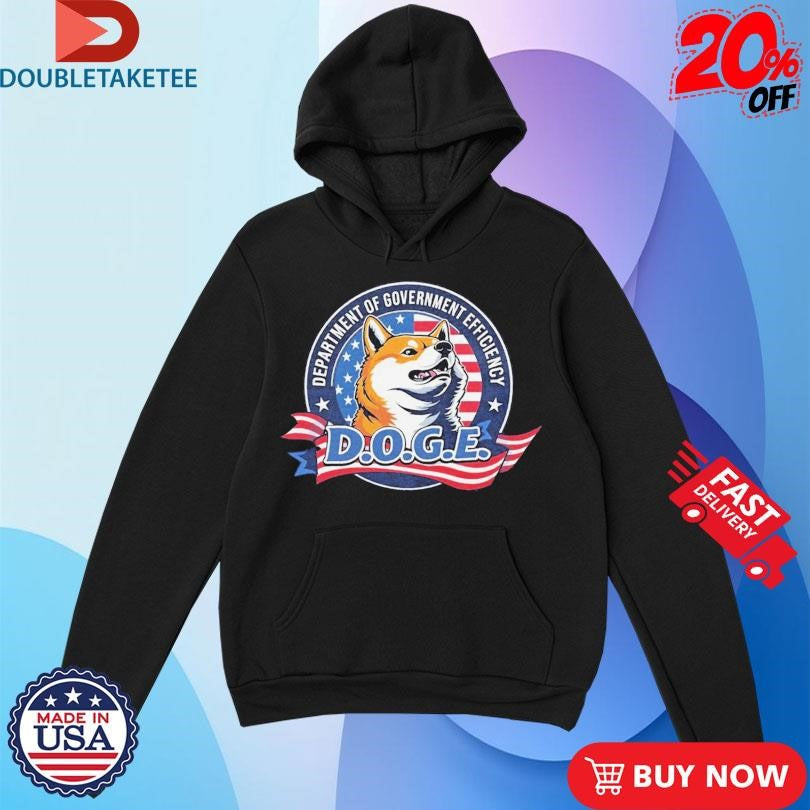 Official Doge Department Of Government Efficiency Logo Shirts