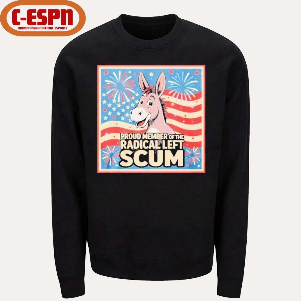 Official Donkey Radical Left Scum T-Shirt
