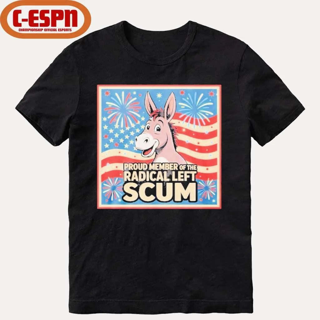 Official Donkey Radical Left Scum T-Shirt
