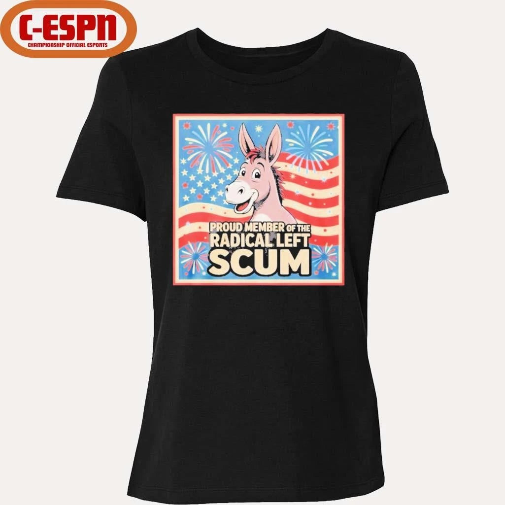 Official Donkey Radical Left Scum T-Shirt