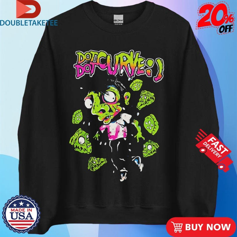 Official Dot Dot Curve Zombie Pie Shirts