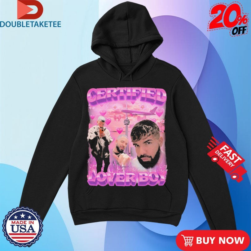 Official Drake Certified Lover Boy Album Heart Shirts