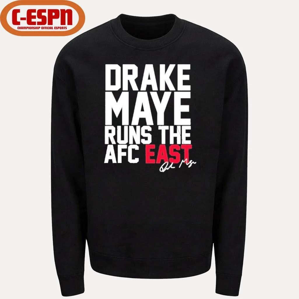 Official Drake Maye Runs The AFC East Champions shirt