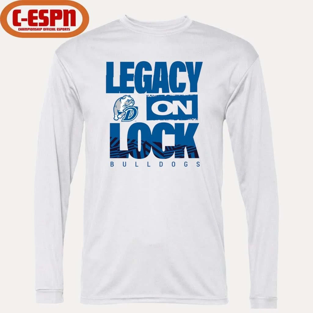 Official Drake Men’s Basketball Legacy On Lock Bench T-Shirt