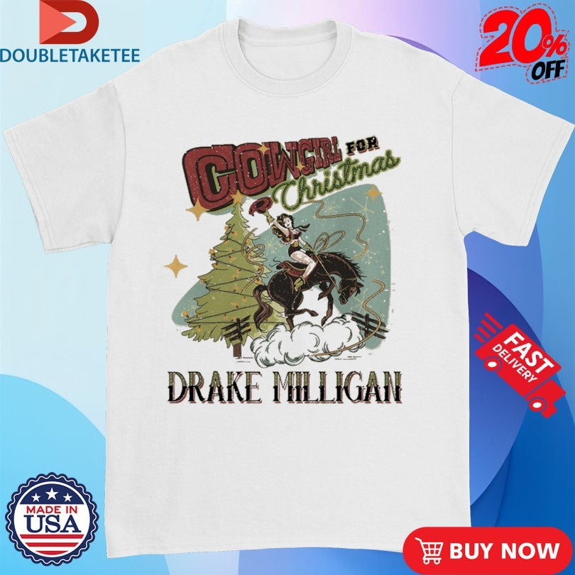 Official Drake Milligan Cowgirl For Christmas Holiday Tree Shirts