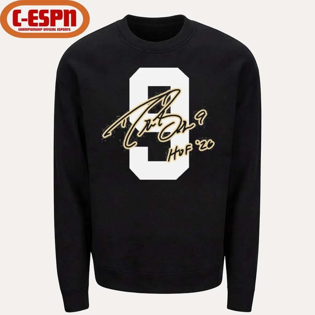 Official Drew Brees Saints Class of 2026 Elected Signature T-Shirt