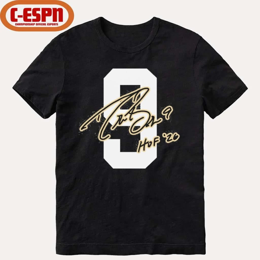 Official Drew Brees Saints Class of 2026 Elected Signature T-Shirt