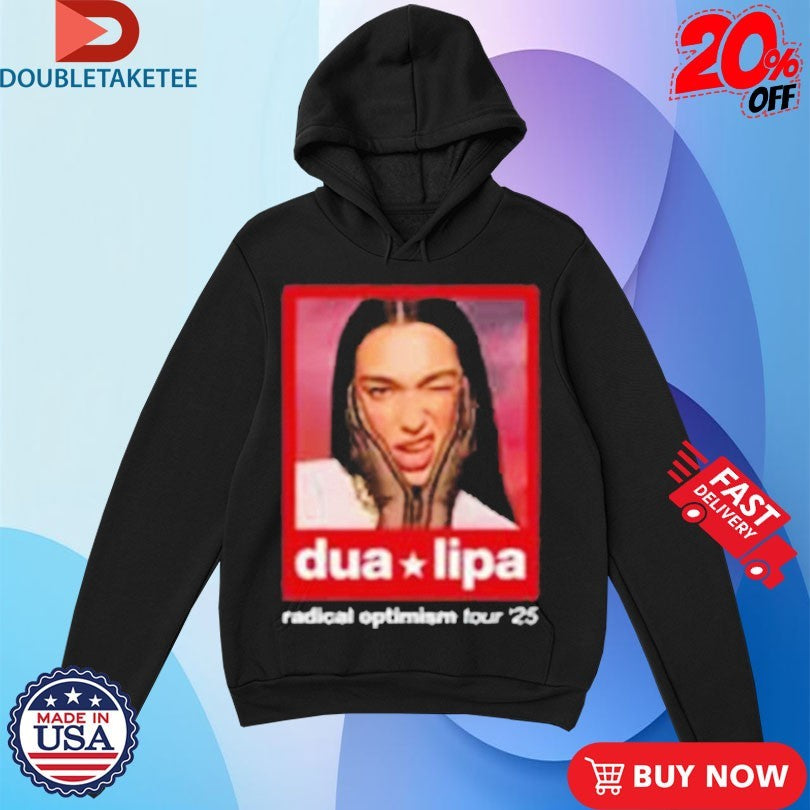 Official Dua Lipa 2025 Radical Optimism Tour Shirts