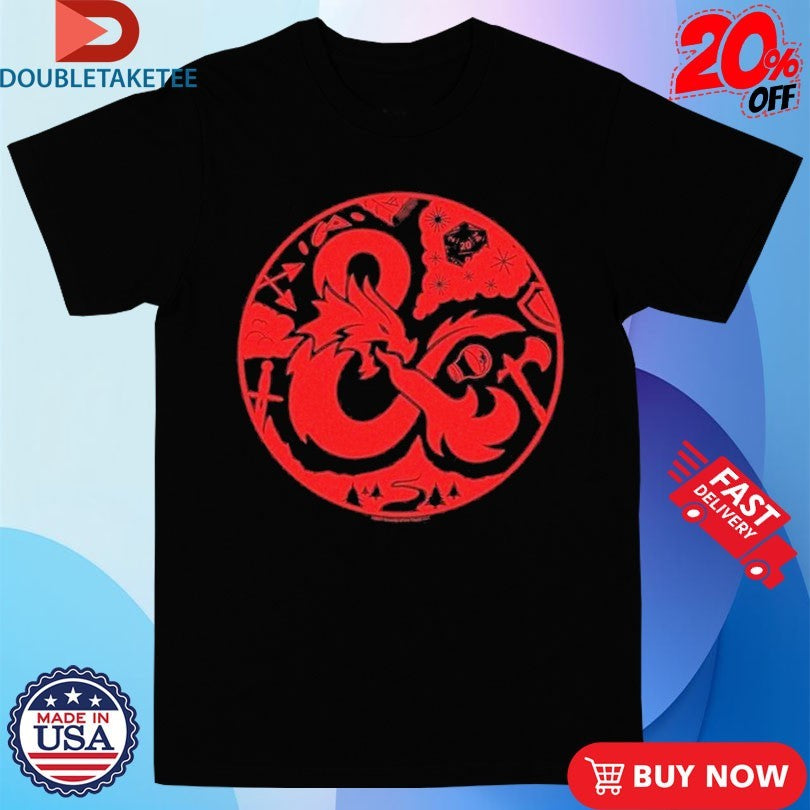Official Dungeons &amp; Dragons Ampersand Circle Shirts