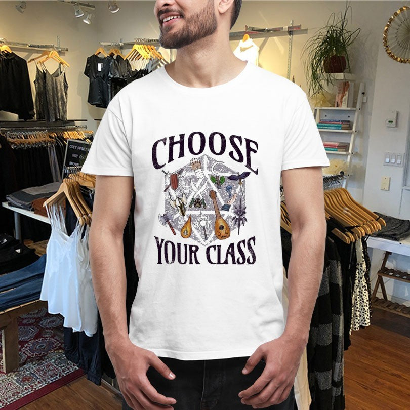 Official Dungeons &amp; Dragons Choose Your Class Shirts