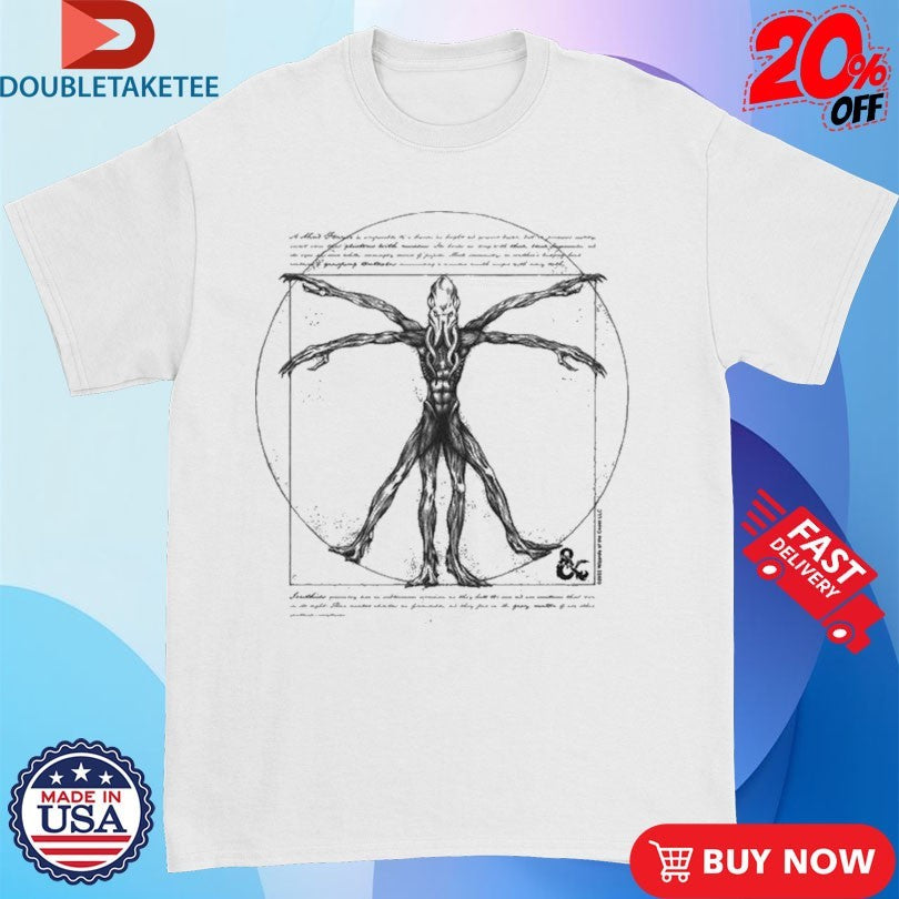 Official Dungeons &amp; Dragons The Mind Flayer Anatomy Shirts
